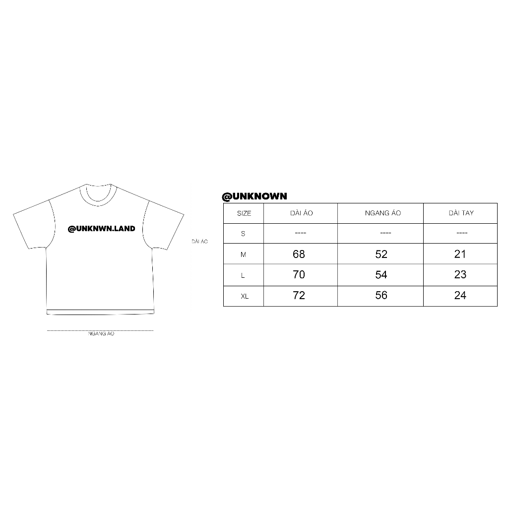 Áo thun "Logo"ss23 Unknown tee Local Brand