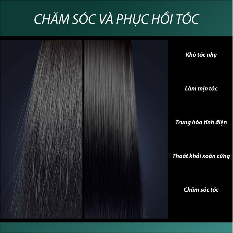 Máy sấy tóc Deliya Kaw-K2000 - Hàng Chính Hãng có 6 Chế Độ Nhiệt, 2 Chiều Nóng Lạnh - Bảo hành chính hãng