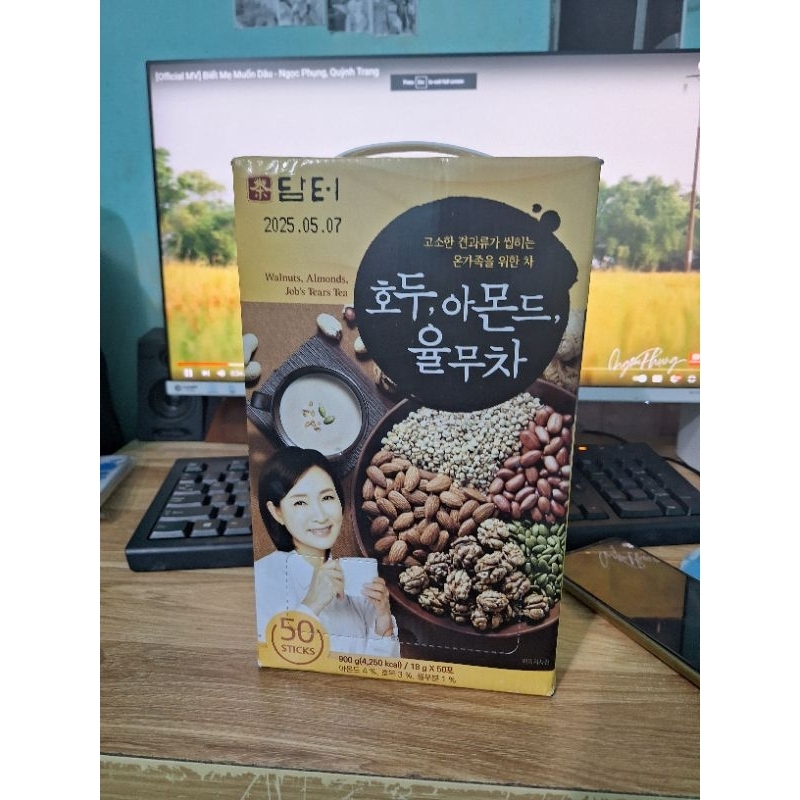 Bột ngũ cốc hàn quốc 50 gói Damtuh 900g