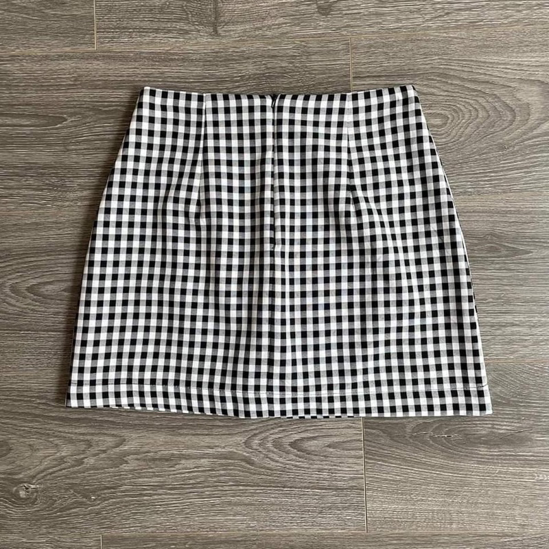 HIPU.VNXK - CHÂN VÁY HOBBS NGẮN HOẠ TIẾT CARO PHỐI TÚI.