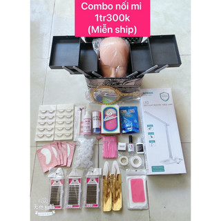 Combo full đồ nghề mi (nối mi#trang điểm mắt)