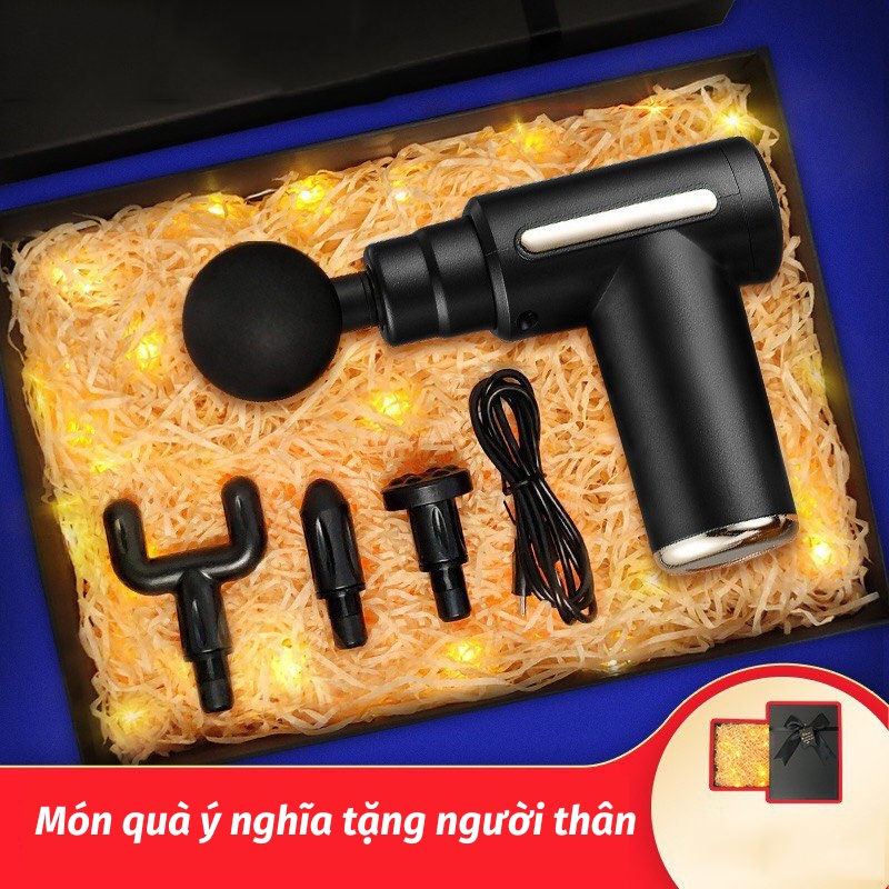 Máy Massage Cầm Tay Mini, Massage Toàn Thân 6 Cấp Độ Chuyên Sâu Đa Năng , mát xa đau nhức vai gáy