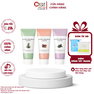 Sữa Rửa Mặt Rau Củ Byvibes Wonder Bath Super Vegiwhip Cleanser 130g