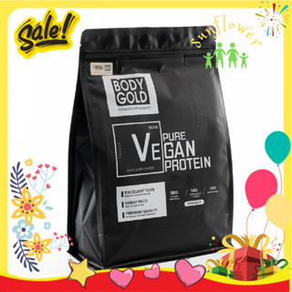 Sữa thực Vật Pure Vegan Protein Body Gold Túi 1kg hương sô cô la giúp tăng cân tăng cơ
