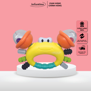 Gặm Nướu Cầm Tay Cho Bé INFANTINO Hình Cua Chất Liệu Nhựa ABS Cao Cấp An Toàn Khi Sử Dụng