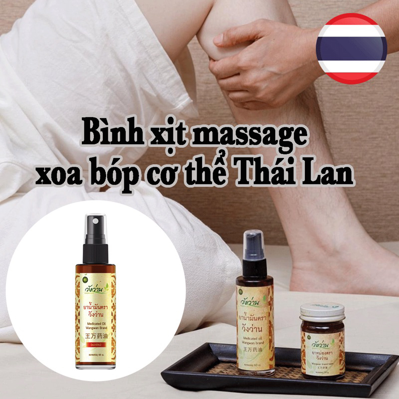 Bình xịt dầu massage xoa bóp cơ thể Thái Lan 🇹🇭