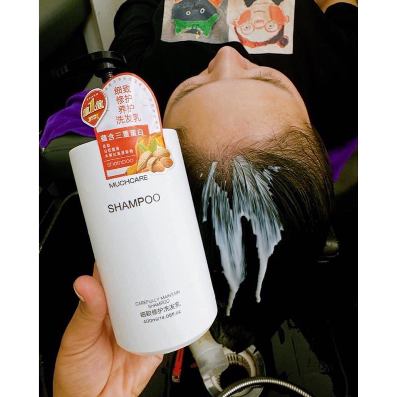 Gội xả phục hồi Muchcare giảm rụng tóc , phục hồi tóc hư tổn