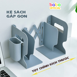Giá sách để bàn văn phòng có thể thu vào kèm hộp đựng bút sáng tạo kệ sách (TL04)