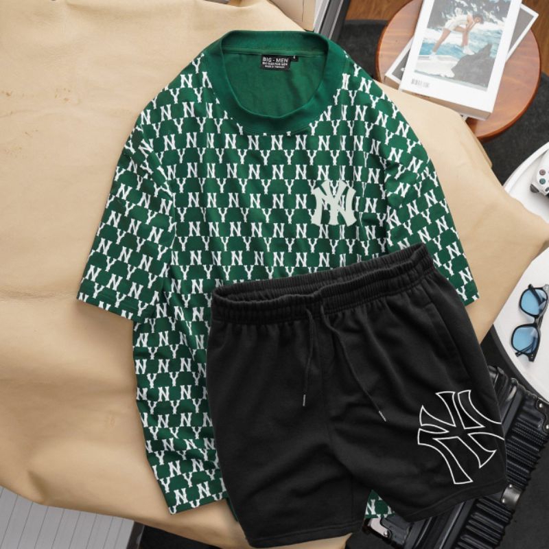 Set bộ quần áo cotton bigsize nam thời trang cỡ đại < 140kg big men