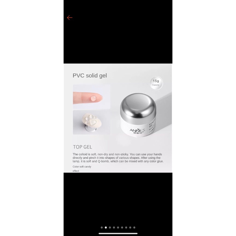 Gel vẽ nổi thủy tinh Annies 20g , trà tráng gương ,  định hình , gắn móng