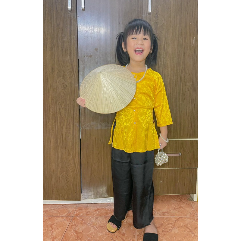 SET ÁO BÀ BA CƯNG XỈU CHO MẸ VÀ BÉ QUẦN ĐEN BẢNG 2