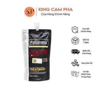 ( Free ship ) Hấp dầu Pallamina Collagen Keratin Complex túi 500ml