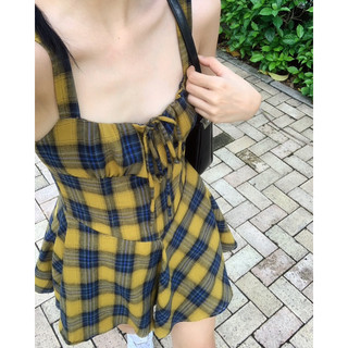 JANICE DRESS | ĐẦM CARO NỮ | C LAMODE