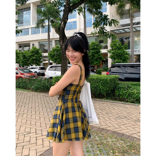 JANICE DRESS | ĐẦM CARO NỮ | C LAMODE