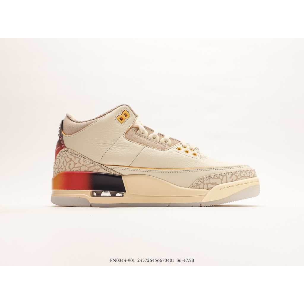 GIÀY SNEAKER MÃ SẢN PHẨM: FN0344-901_J.Balvin x Air Jordan 3 Retro AJ3_FULL BOX_FREE SHIP TOÀN QUỐC
