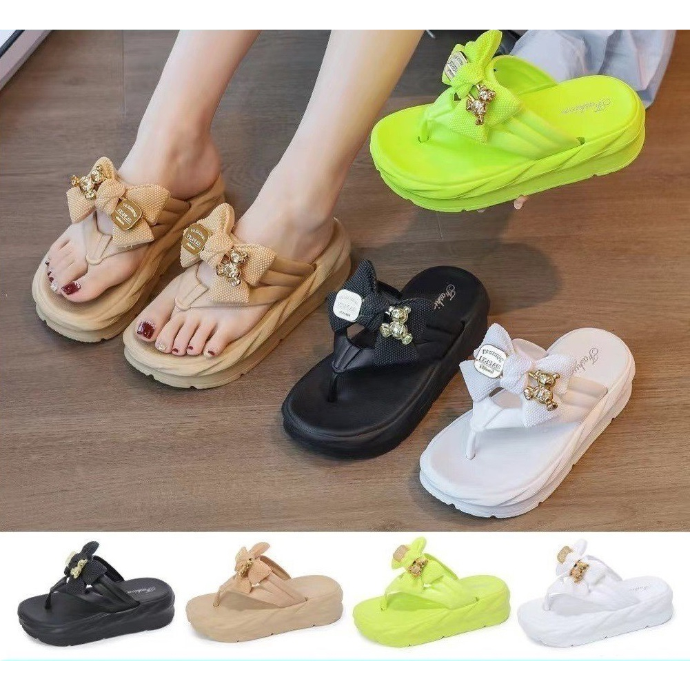 DÉP NỮ KẸP NỮ SIÊU NHẸ EVA- ĐẾ CAO 4 PHÂN 2388