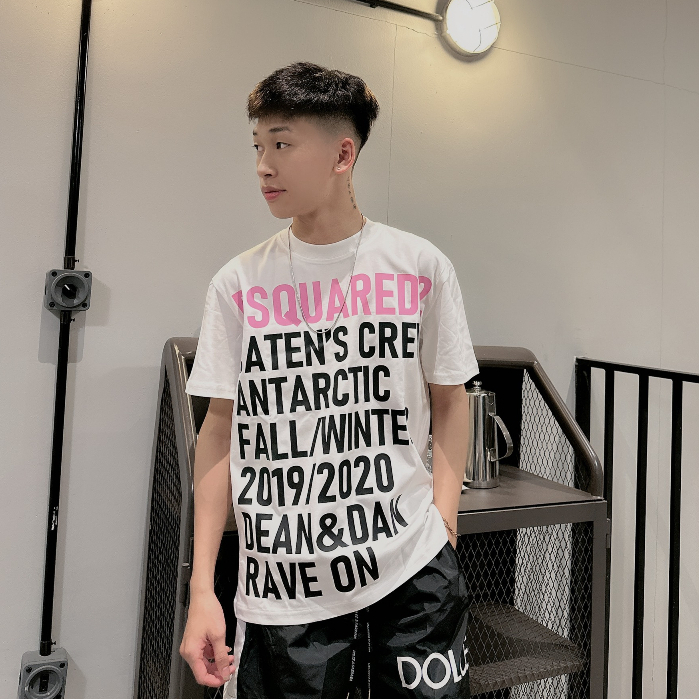 Áo Thun Nam DSQ 069 Hình In Nhiệt Cao Cấp Vải Cotton Co Dãn 4 Chiều Phù Hợp Cho Nam