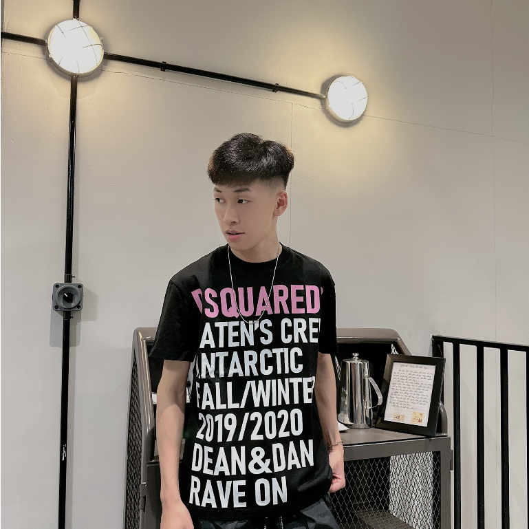 Áo Thun Nam DSQ 069 Hình In Nhiệt Cao Cấp Vải Cotton Co Dãn 4 Chiều Phù Hợp Cho Nam