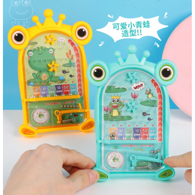 Đồ Chơi PinBall Bắn Bi Mê Cung Vui Nhộn Hình Ếch Đóng Hộp Cho Bé