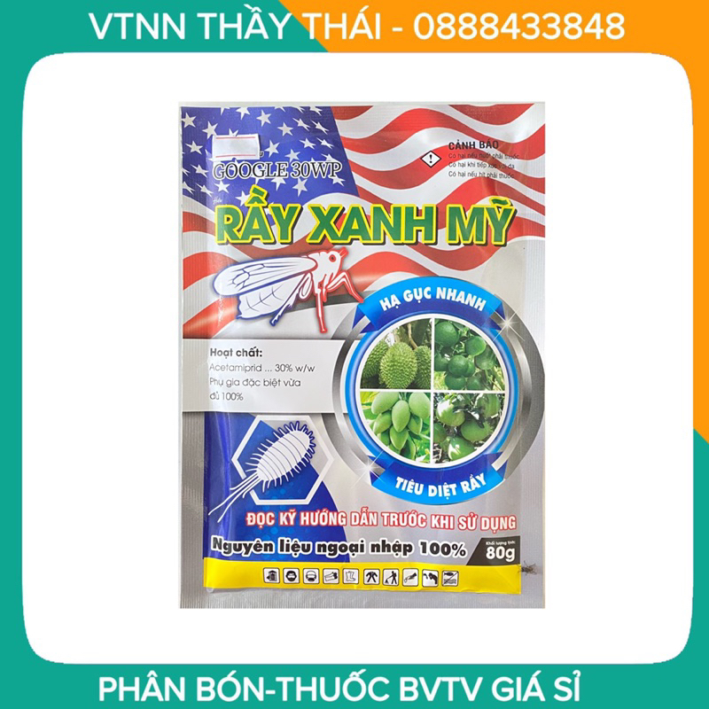 Rầy xanh mỹ, Phòng trừ Rầy xanh, rầy phấn trắng, rầu nâu, rệp sáp, rệp kim, bọ trĩ, s â u
