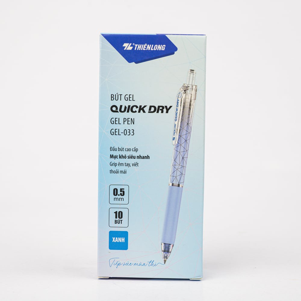 Mua 5 cây Bút gel Quick Dry Thiên Long GEL-033 - Mực khô siêu nhanh