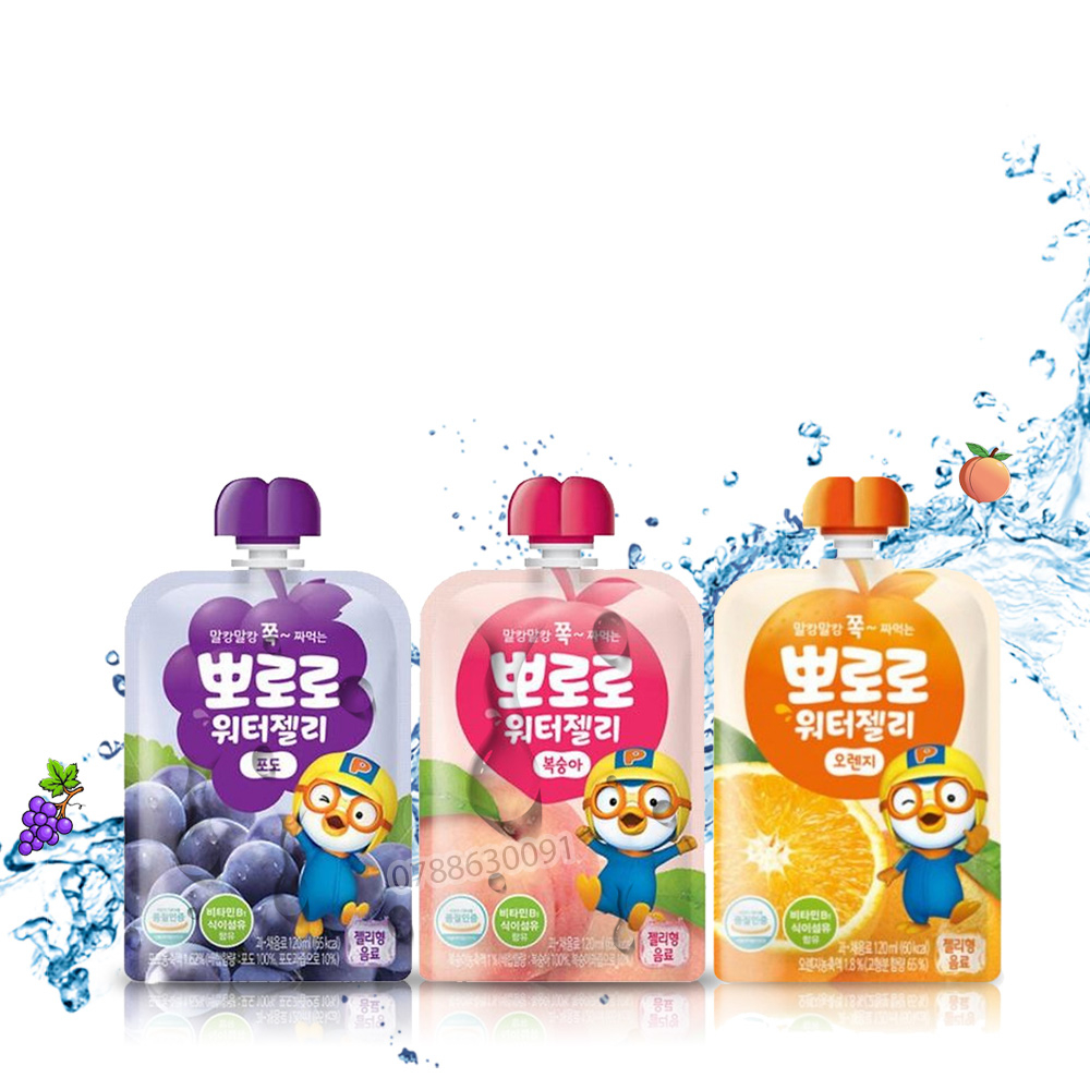 Thạch Hoa Quả Pororo Hàn Quốc 120ml