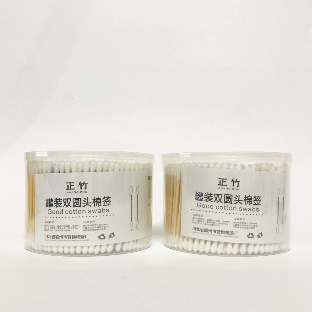 Hộp 200 que hoặc 500 que  Tăm Bông Ngoáy Tai 2 Đầu Cực Xịn