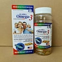 Dầu cá Alaska omega 3 dưỡng não, tim mạch [100 viên]