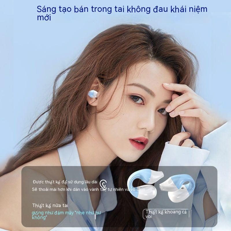 Tai Nghe Bluetooth Không Dây Thoải Mái Thời Trang Chất Lượng Âm Thanh Cao Thời Trang Thời Lượng Chạy Huawei Oppo