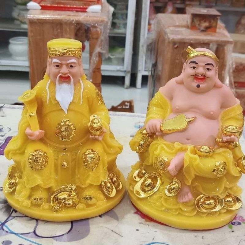 tượng thần tài thổ địa đá