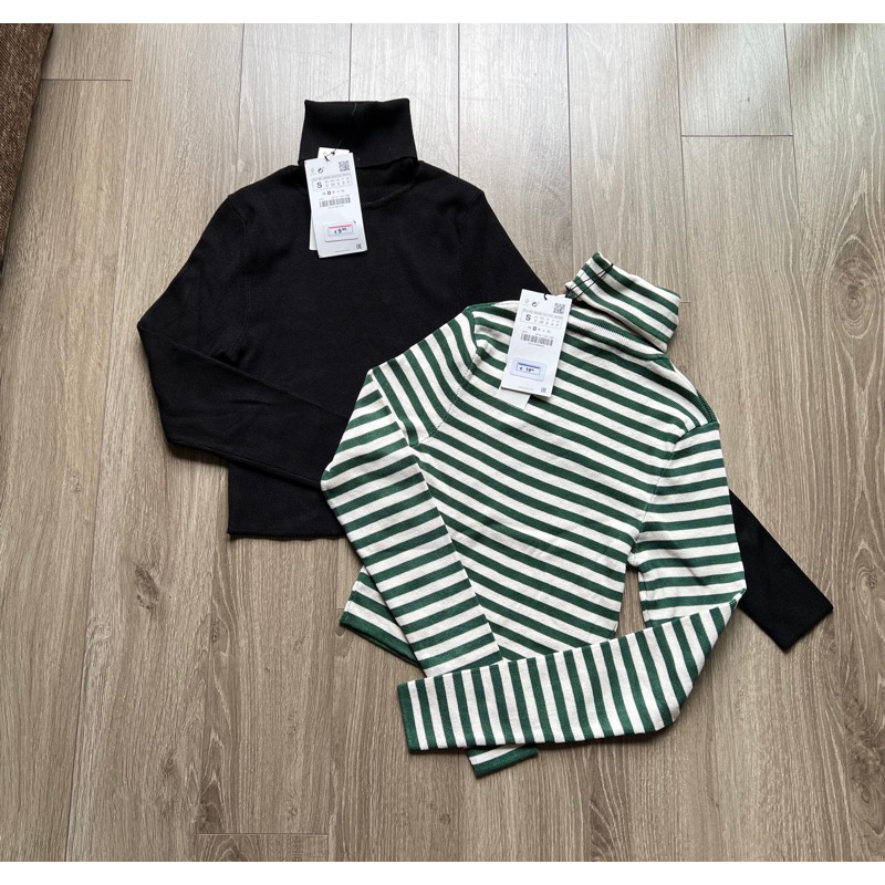 Áo len croptop Zara nữ