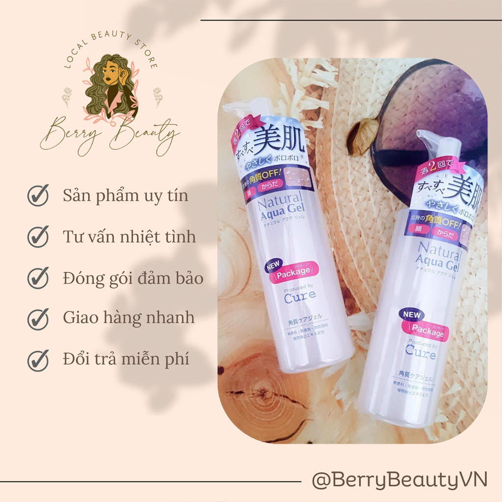 Gel Tẩy Tế Bào Chết Nhật Bản - Cure Natural Aqua 250ml