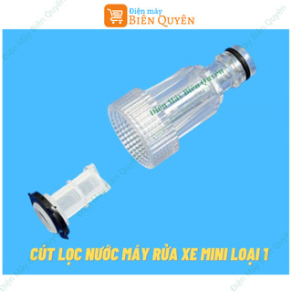 Cút lọc đầu vào Cút nước nối với dây hút của máy rửa xe gia đình mini áp lực - phụ kiện máy xịt rửa xe khớp nối