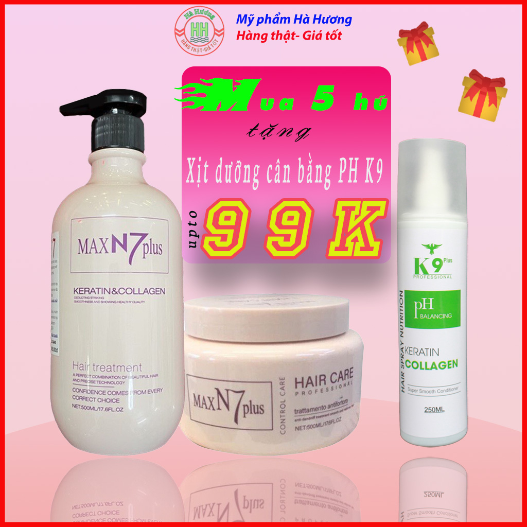 Hấp phục hồi N7,kem hấp tóc siêu mềm mượt 500ml