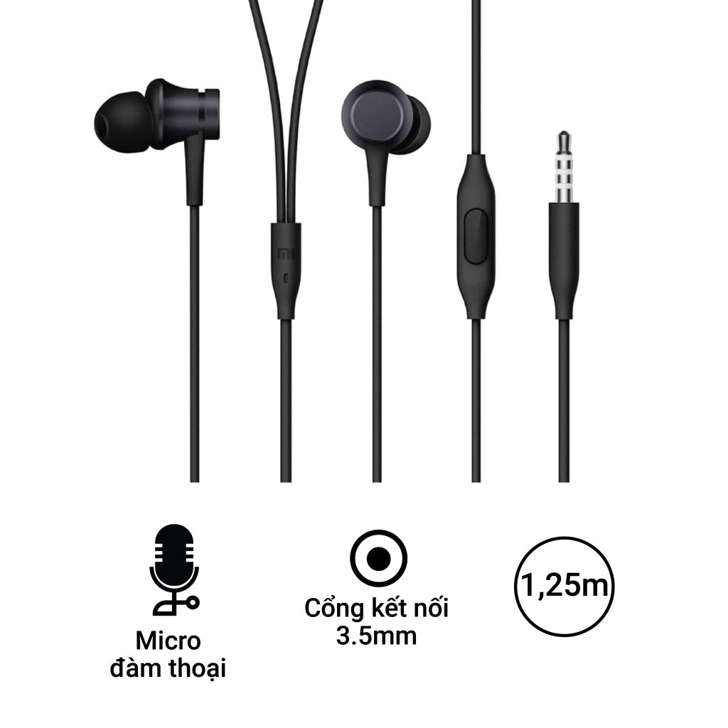 Tai Nghe Nhét Tai Mi Basic Xiaomi HSEJ03JY - Hàng Chính Hãng DGW Phân Phối