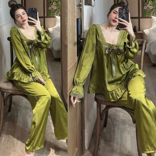 Đồ ngủ Pijama MIKY, Đồ ngủ Nữ Dễ Thương Cao Cấp mềm mịn < 70Kg
