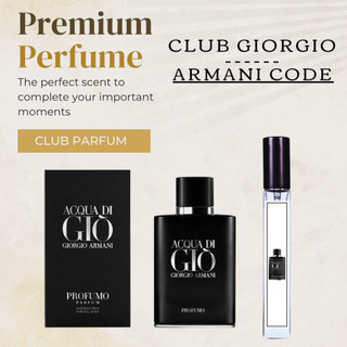 Nước hoa Nam Giorgio Armani ( Code - Gio Đen - Gio Trắng )