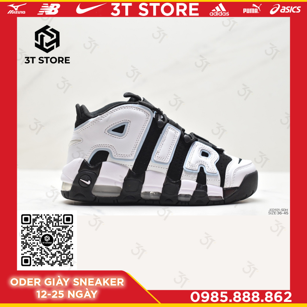 GIÀY SNEAKER MÃ SẢN PHẨM: _Nike WMNS Air More Uptempo GS”Barely Green0“_FULL BOX_FREE SHIP TOÀN QUỐC