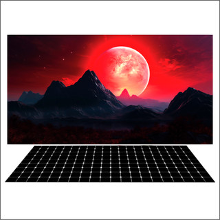 Tranh 3d decal có sẵn keo, tranh dán bể cá thủy sinh, bể cá rồng