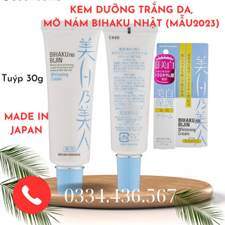 [ Sẵn , Hàng Nhật nội Địa ] Kem dưỡng trắng da, ngừa nám  Bihaku made in japan