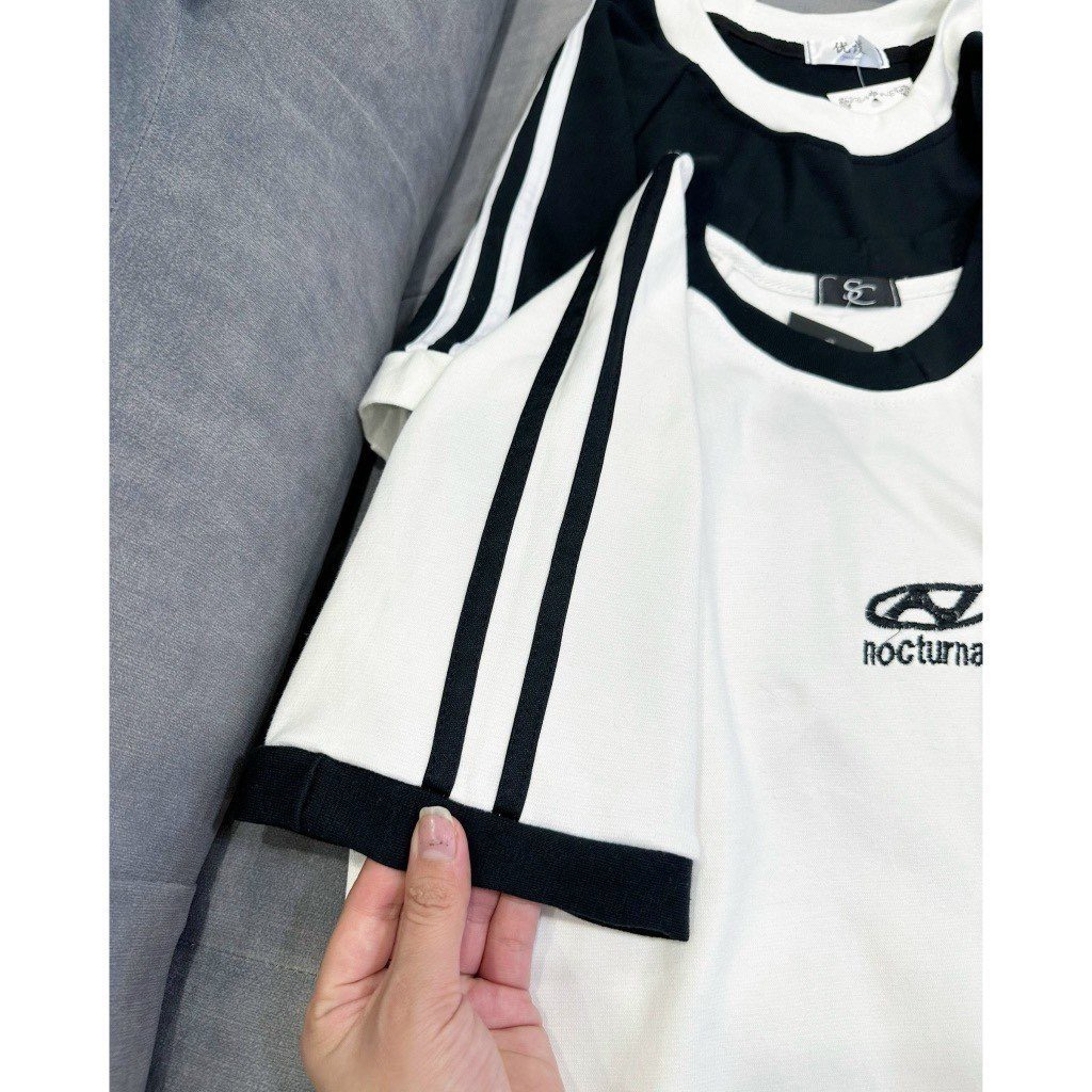 Áo thun baby tea tay ngắn cổ tròn chất đẹp co giãn LACO147