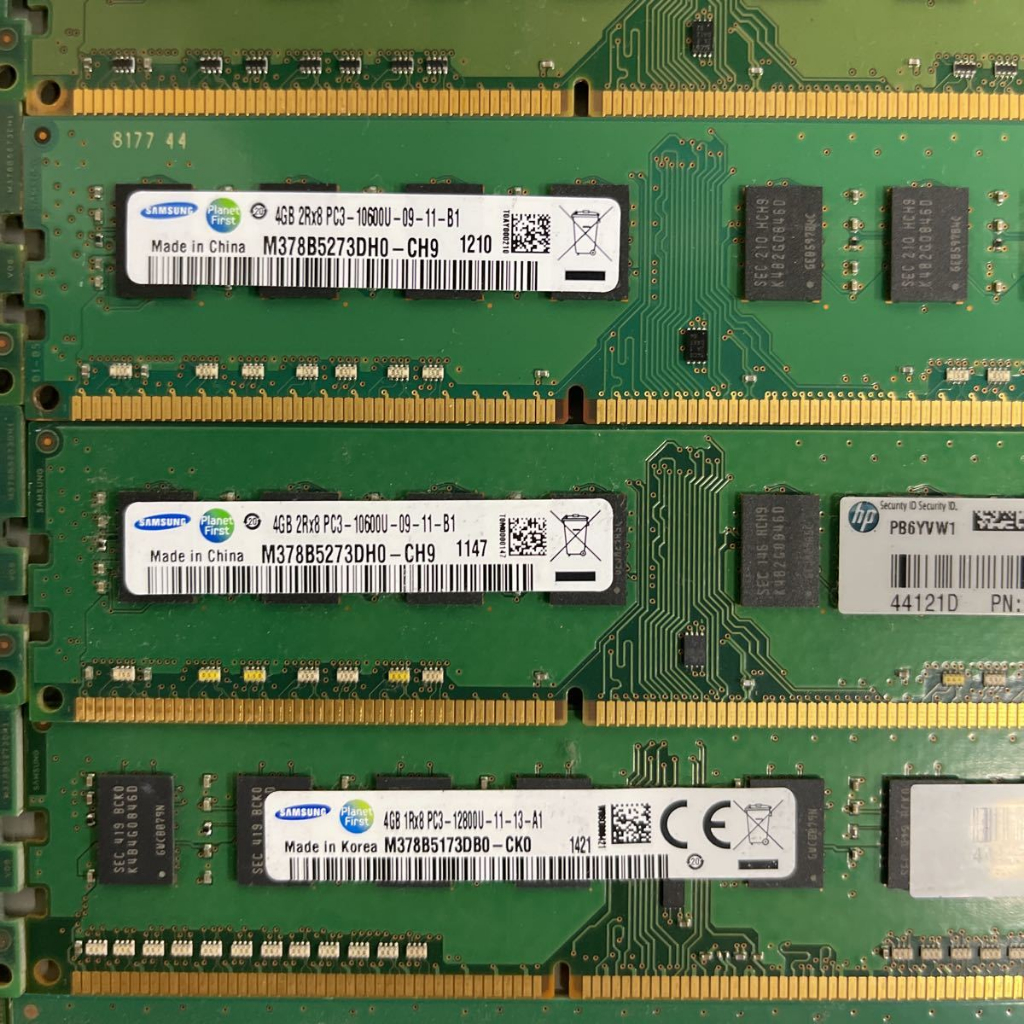 Ram Samsung, Hynix DDR3 4GB hai phân loại Bus 1333 và 1600 - tháo máy đồng bộ mới 99% bảo hành 12 tháng | BigBuy360 - bigbuy360.vn