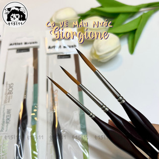 [t15l11] Cọ tỉa vẽ màu nước Giorgione