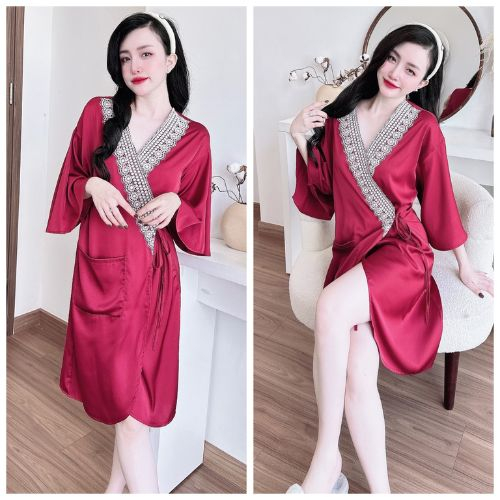 Áo Choàng Ngủ Kèm Quần Bigsize MIKY 80KG