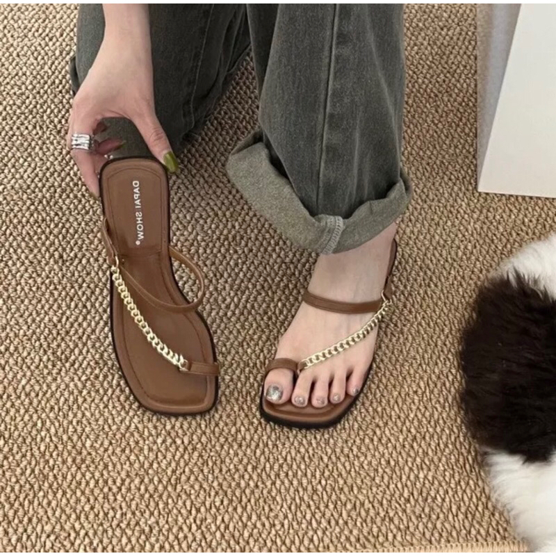 Dép Bệt Xỏ Ngón Dây Xích Đơn Giản Có Big Size 35-45