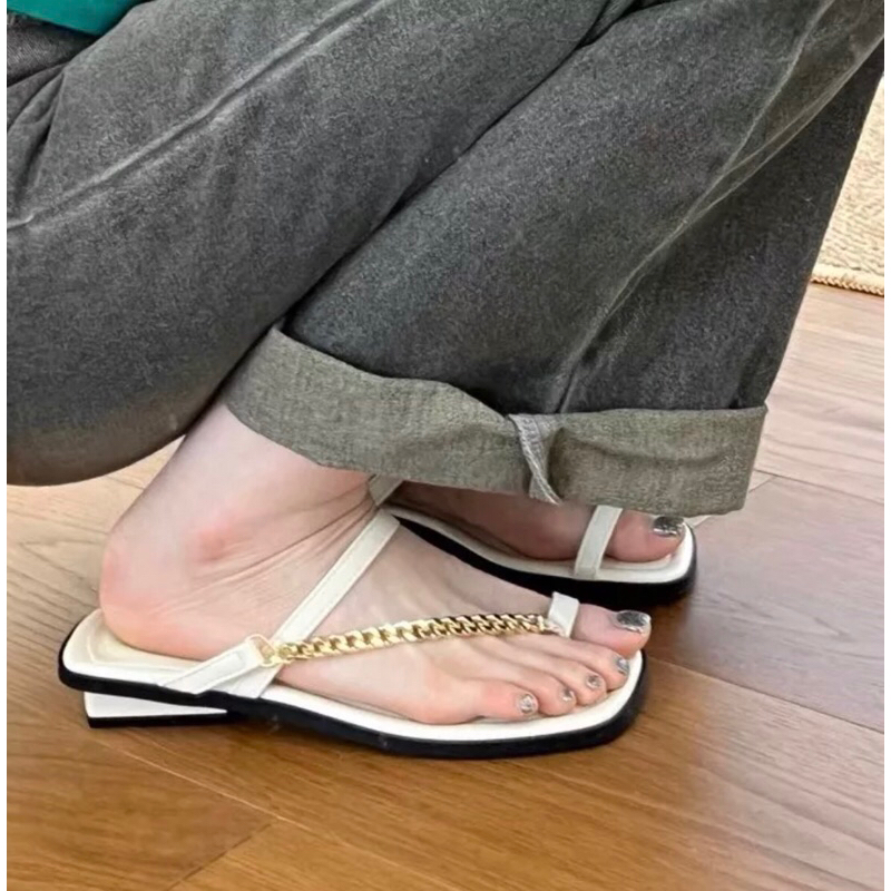 Dép Bệt Xỏ Ngón Dây Xích Đơn Giản Có Big Size 35-45