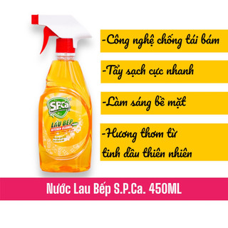 Chai xịt lau bếp s.p.ca kitchen cleaner premium 450ml
