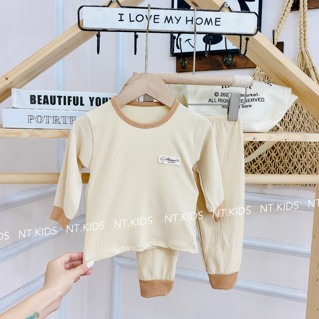 Bộ dài tay bé trai , bộ dài tay bé gái chất Len từ 5kg đến 15kg - JKIDS