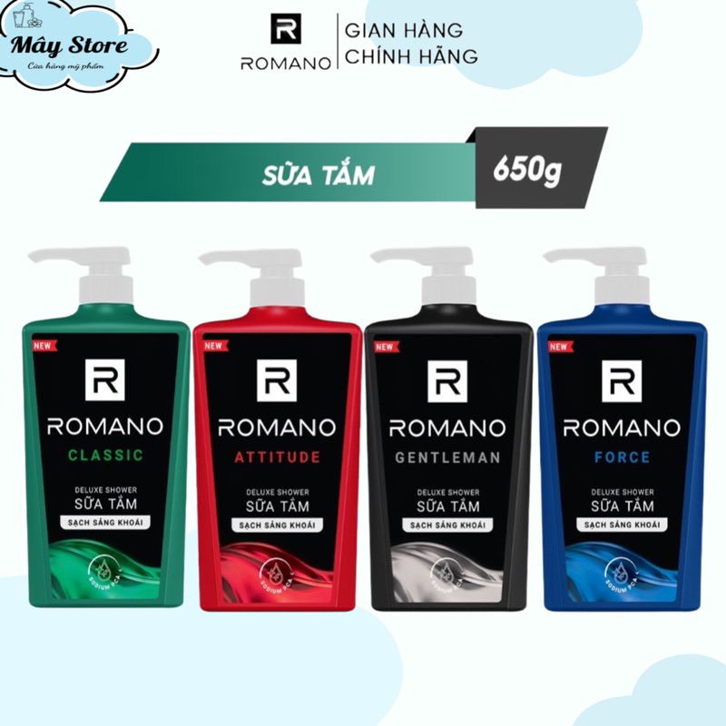 Sữa Tắm Romano hương nước hoa 650g