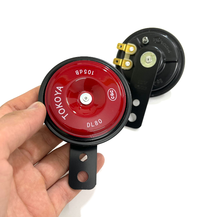 Còi Toko 12v, 48v còi đỏ - vàng xịn , Bảo hành 3 tháng